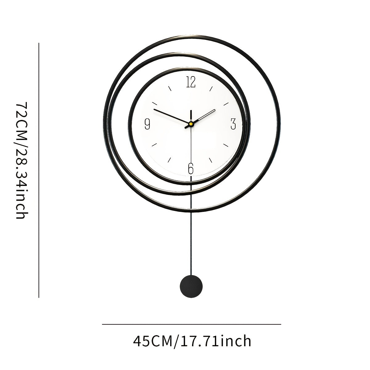 Horloge Murale | Pendule Métal Art | KonstKlo