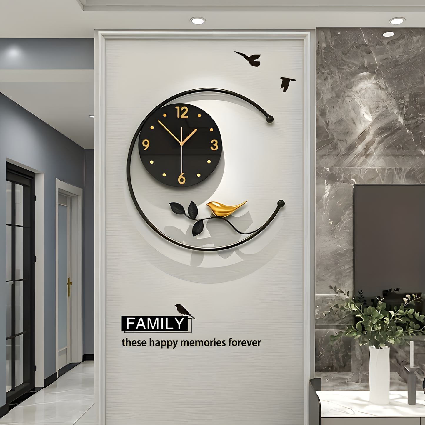 Horloge Murale | Maison Oiseau Nature Pure | NaturLi