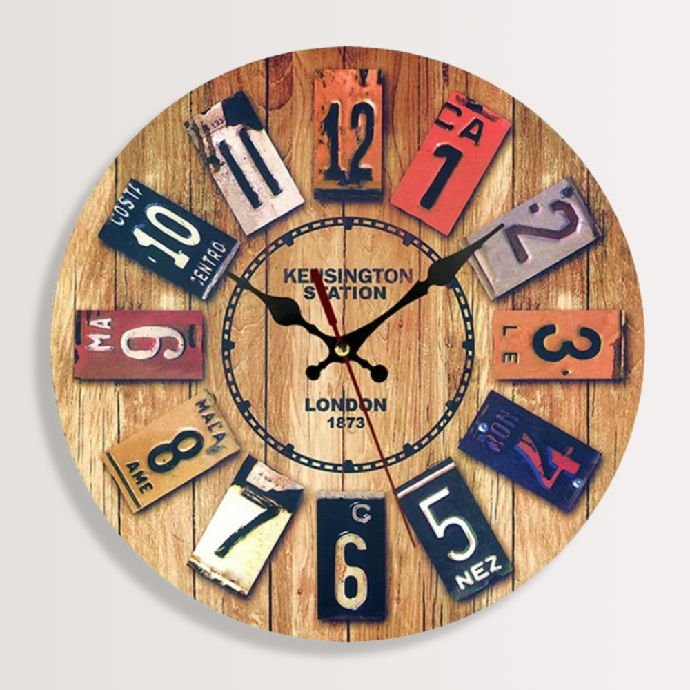 Horloge Murale | Campagne Charme Rustique | Style Rustique | Biro