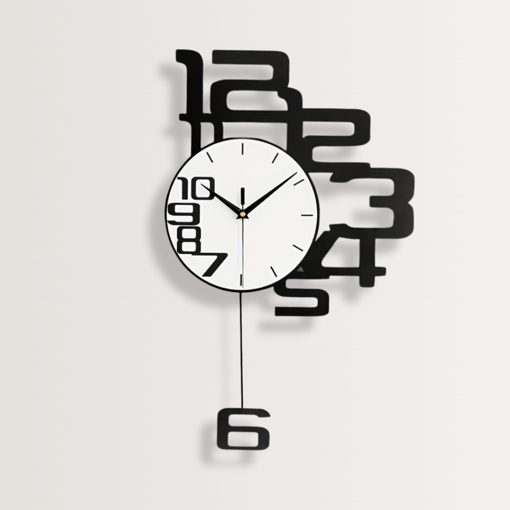 Horloge Murale | Minimaliste Métal Moderne | Ligne Pure | KlarLin