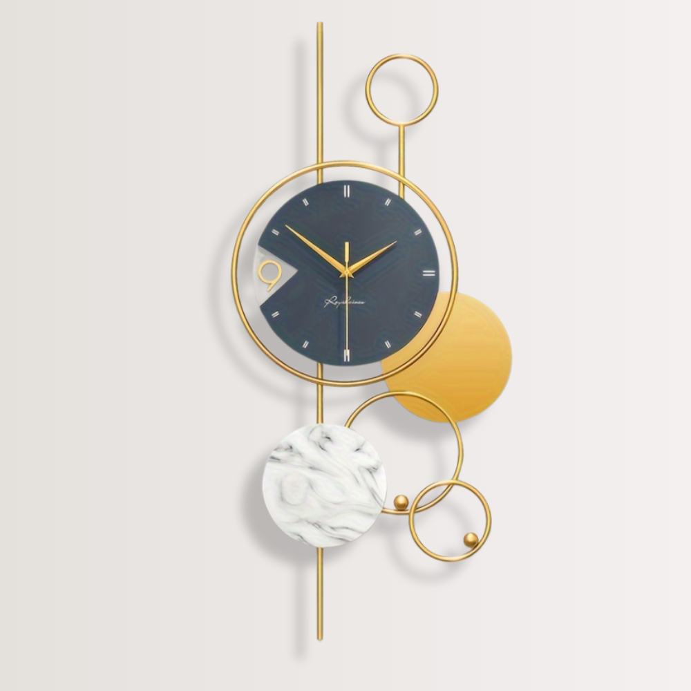 Horloge Murale | Or Design Unique | Forme Unique | GuldSti