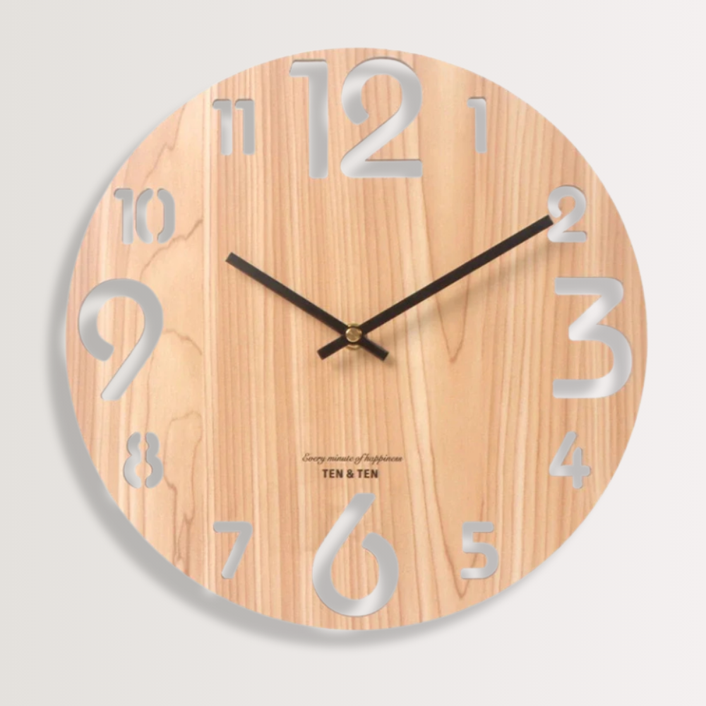Horloge Murale | Design Ajouré Nordique | Ajouré Nordique | Stellan