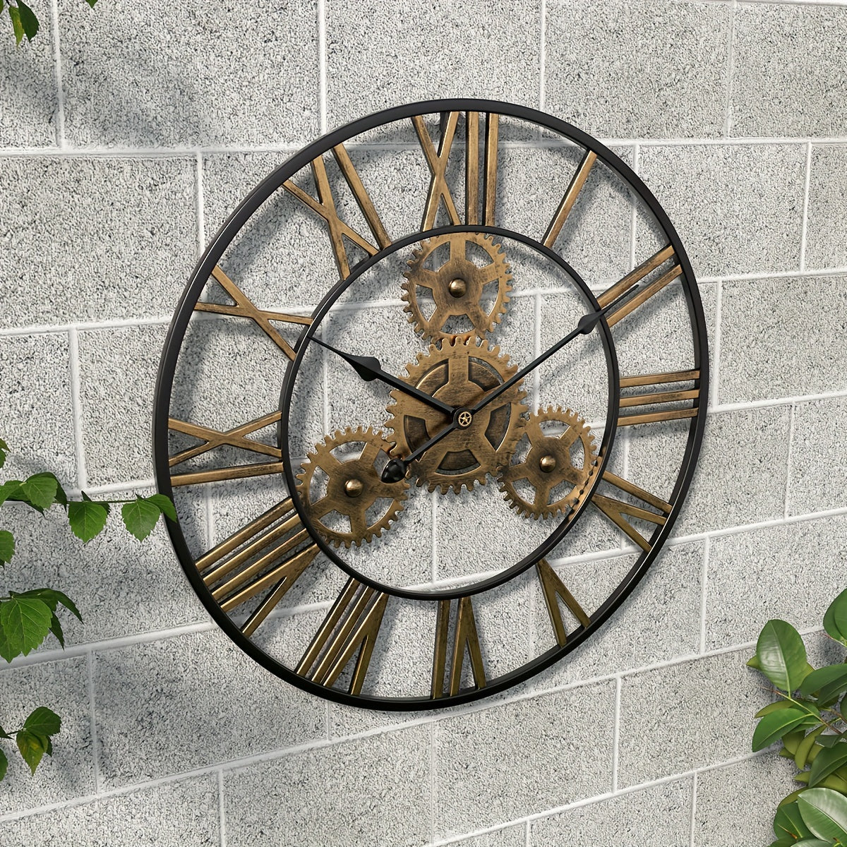 Horloge Murale | Steampunk Grand Engrenage | Temps Machine | ÅngMask