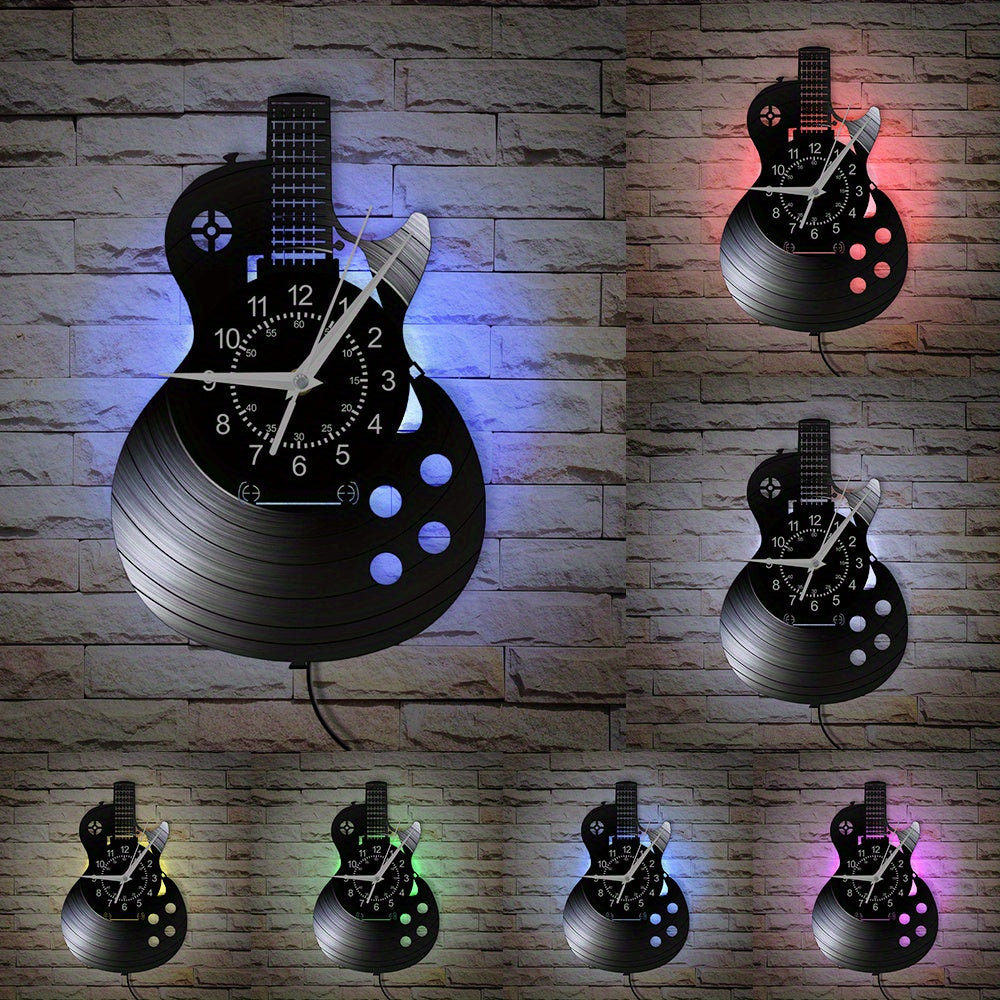 Horloge Murale | Guitare Musique Déco | Art Sonore | Sträng