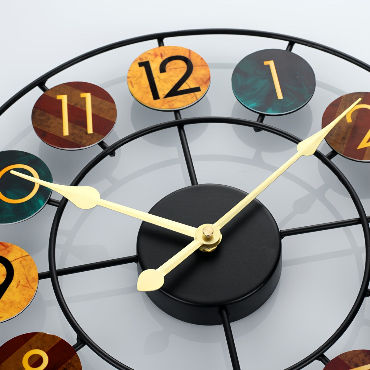 Horloge Murale | Romain Fer Vintage | Art Ancien | JärnTid