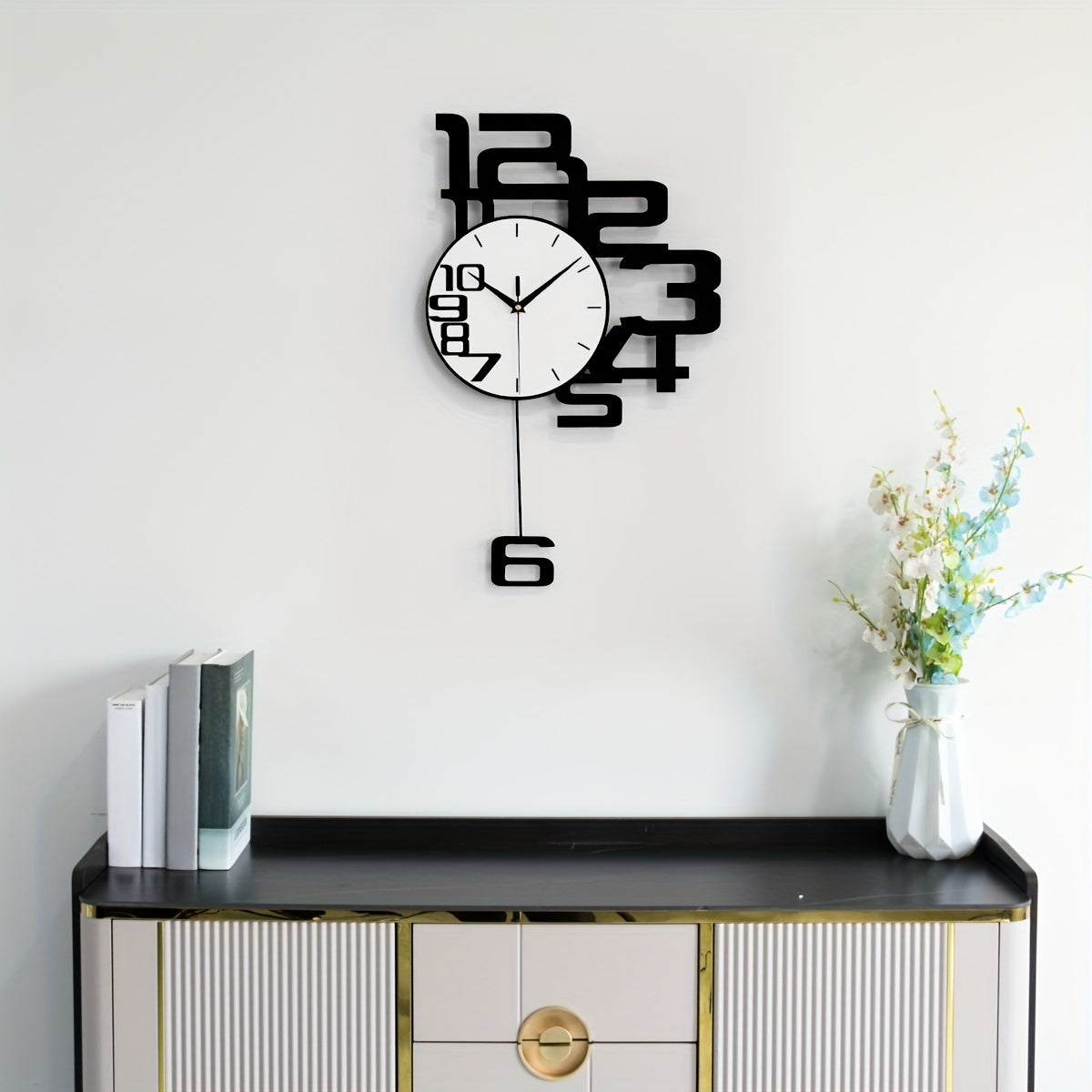Horloge Murale | Minimaliste Métal Moderne | Ligne Pure | KlarLin