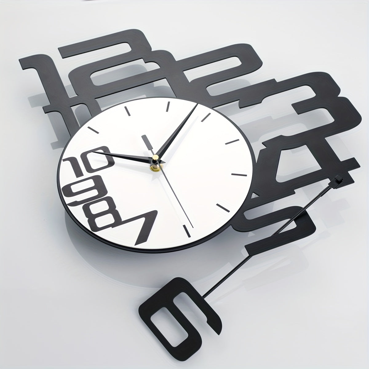 Horloge Murale | Minimaliste Métal Moderne | Ligne Pure | KlarLin