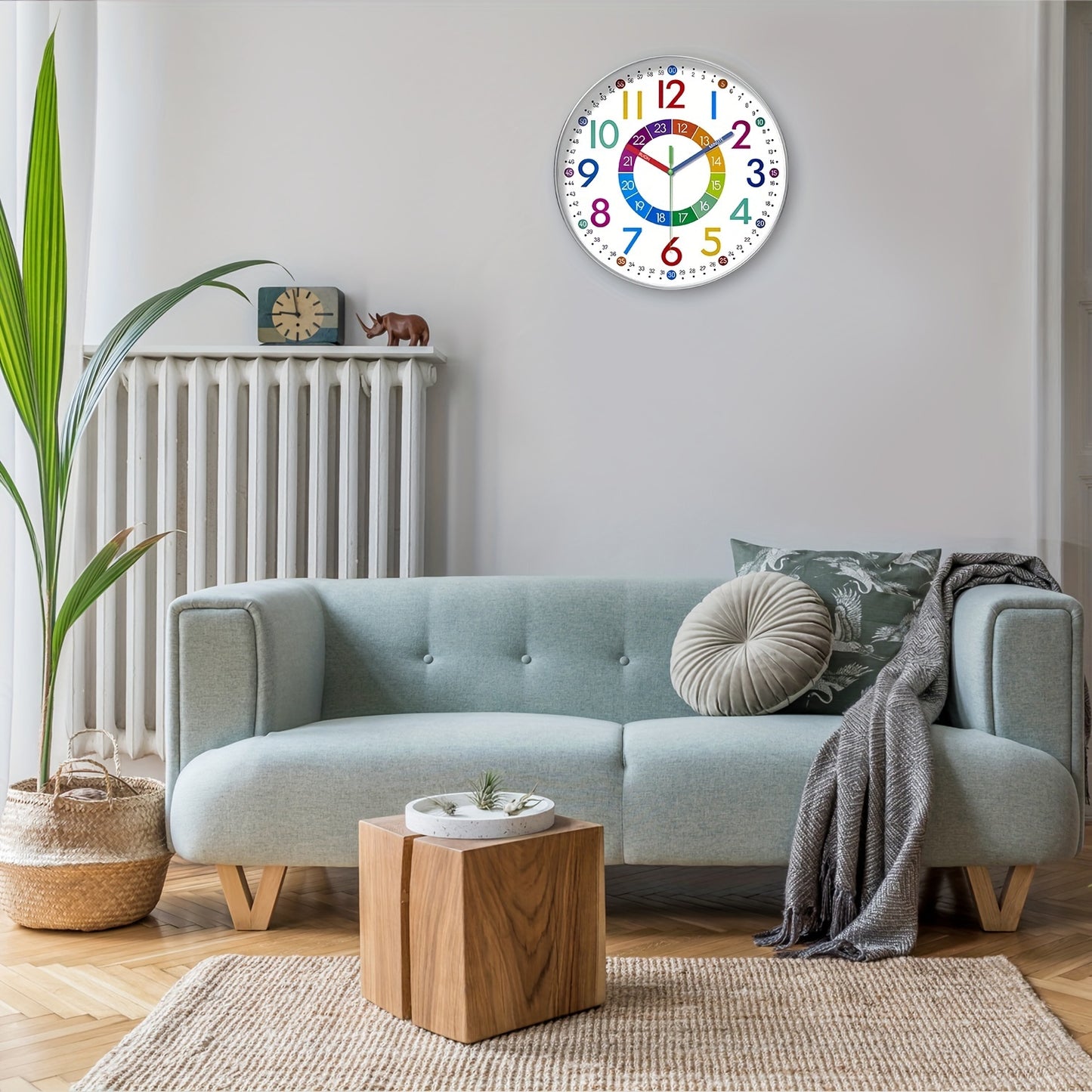 Horloge Murale | Éducatif ABC Coloré | Forme Apprentissage | ABCKlok