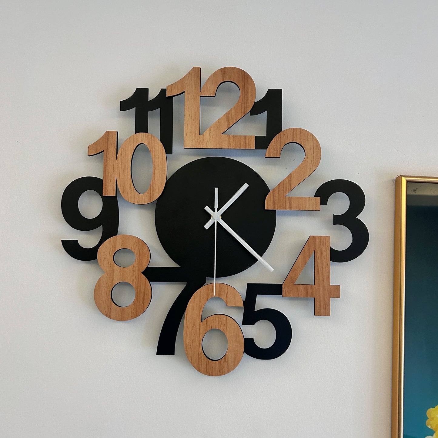 Horloge Murale | Nombre Minimaliste Design | Style Chiffre | DigiForm