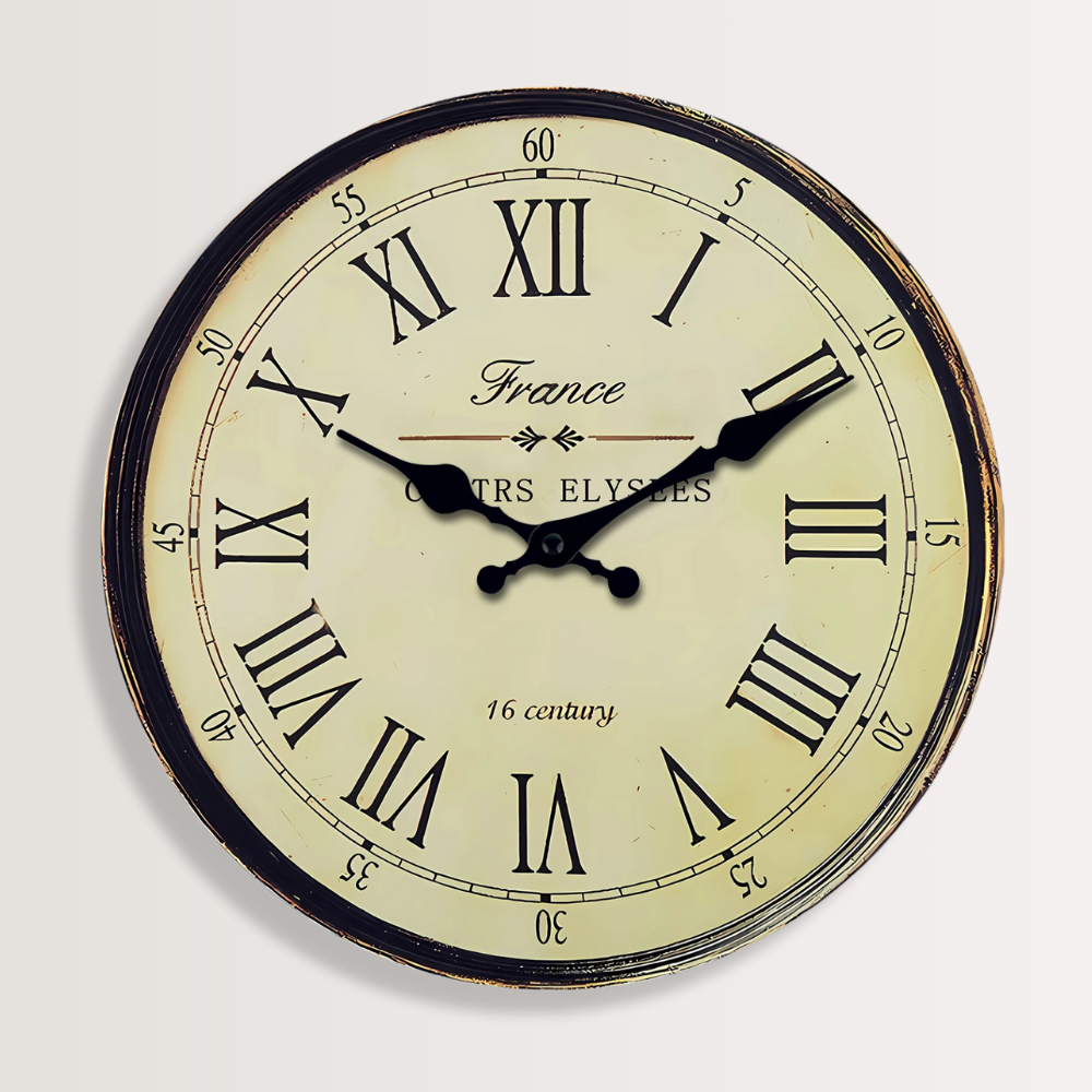 Horloge Murale | Style Café Retro | Retro Café | Sage