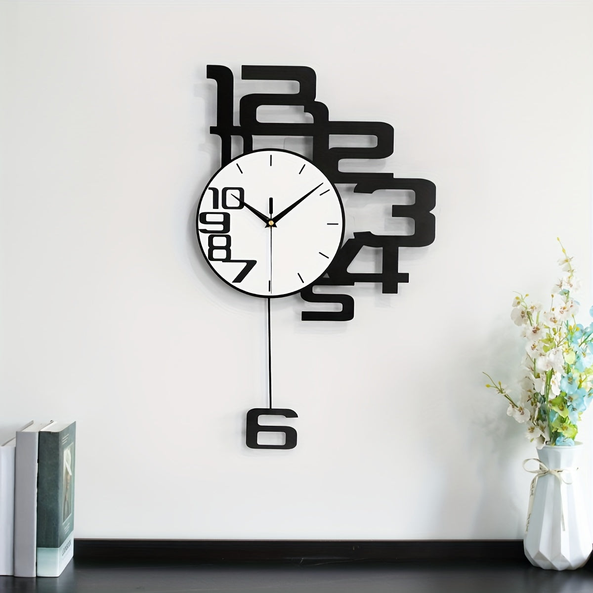 Horloge Murale | Minimaliste Métal Moderne | Ligne Pure | KlarLin