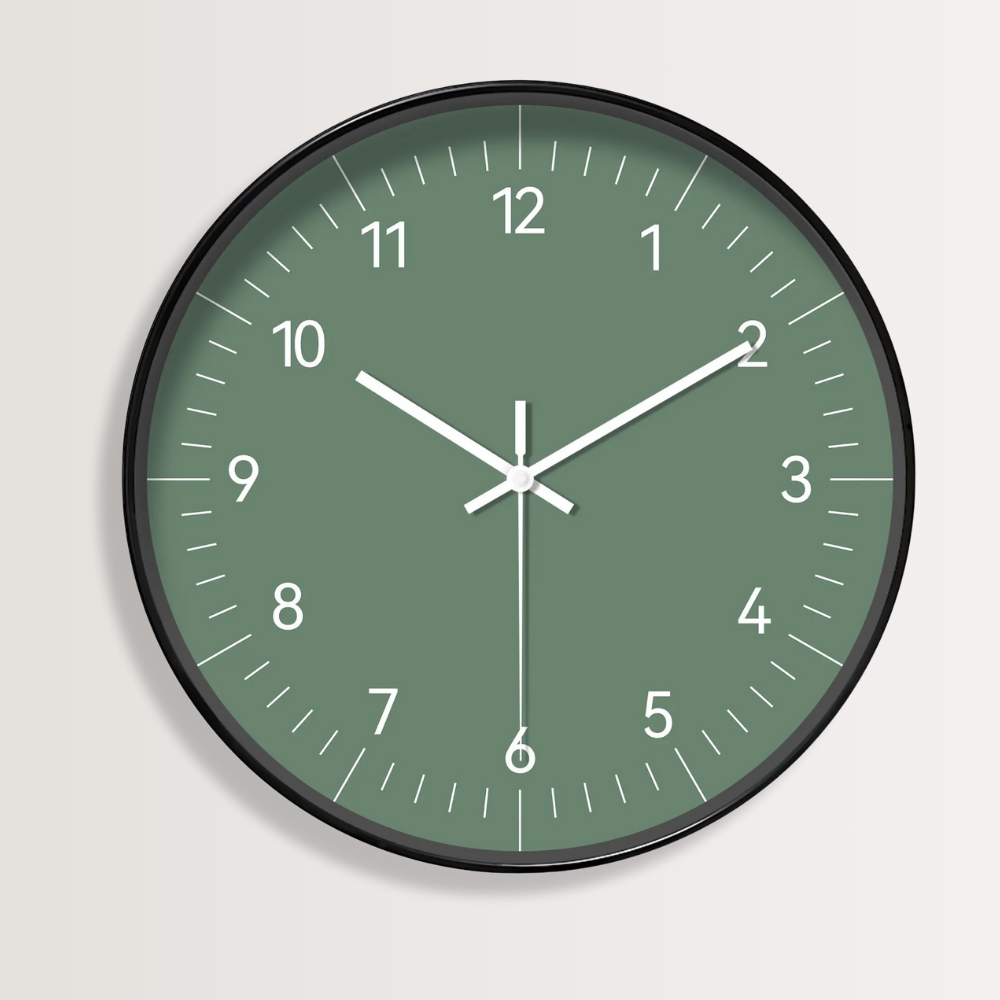 Horloge Murale | Verte Nature Épurée | Nature Épurée | Wren