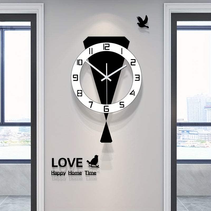 Horloge Murale | Acrylique Design Mouvement Art | SvinKl