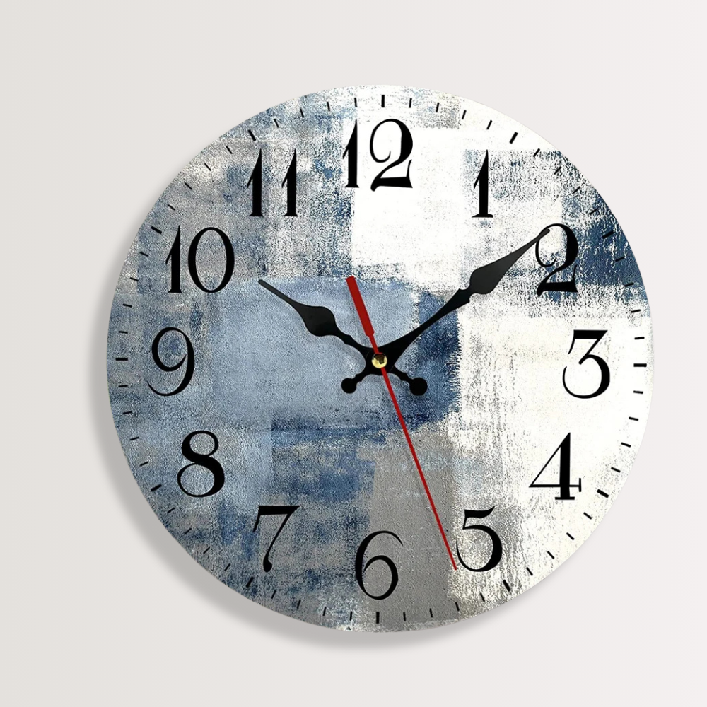 Horloge Murale | Bois Vibrant Décoratif | Bois Coloré | Faro