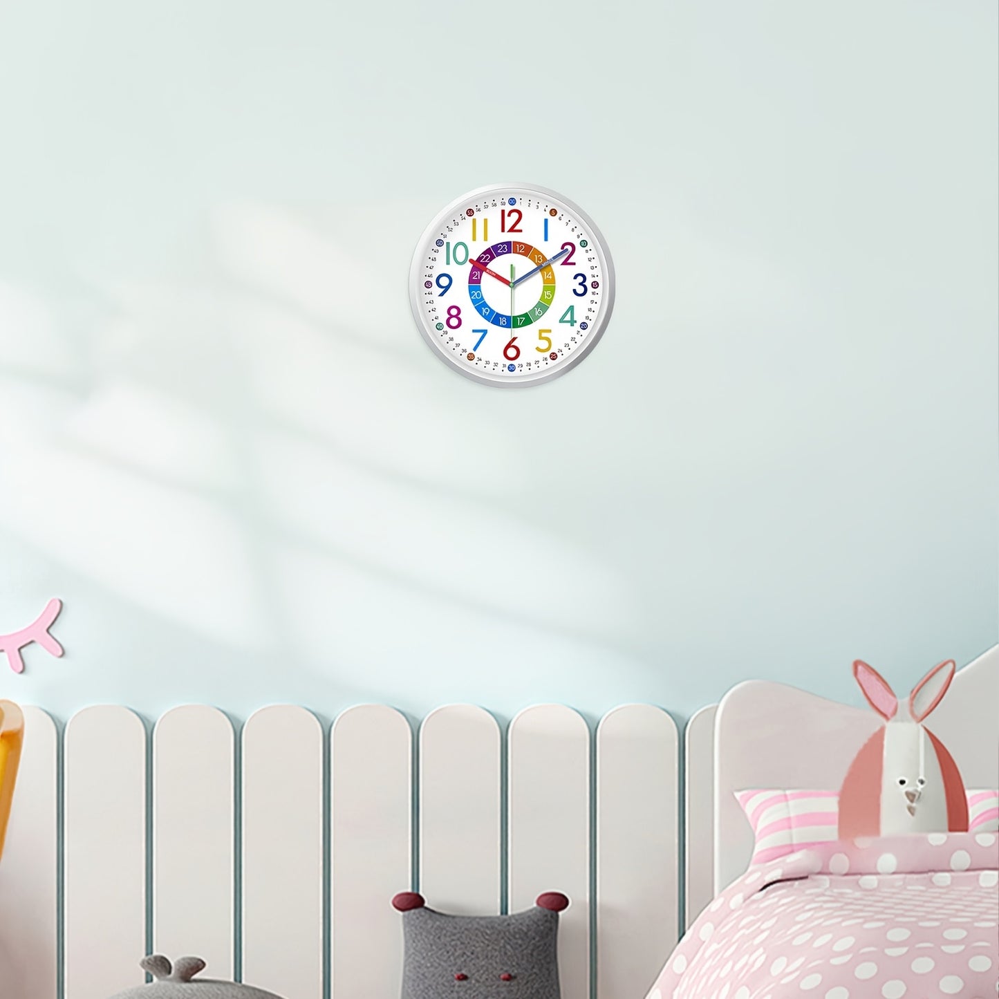 Horloge Murale | Éducatif ABC Coloré | Forme Apprentissage | ABCKlok