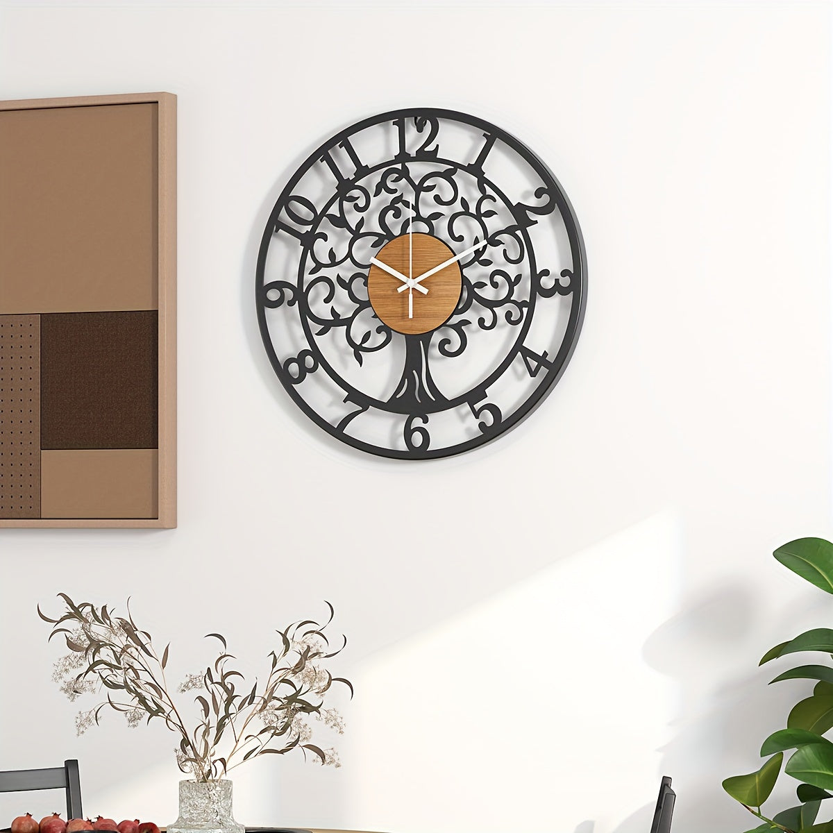 Horloge Murale | Décor Fleur Élégant | Design Fleuri | BlomKlo