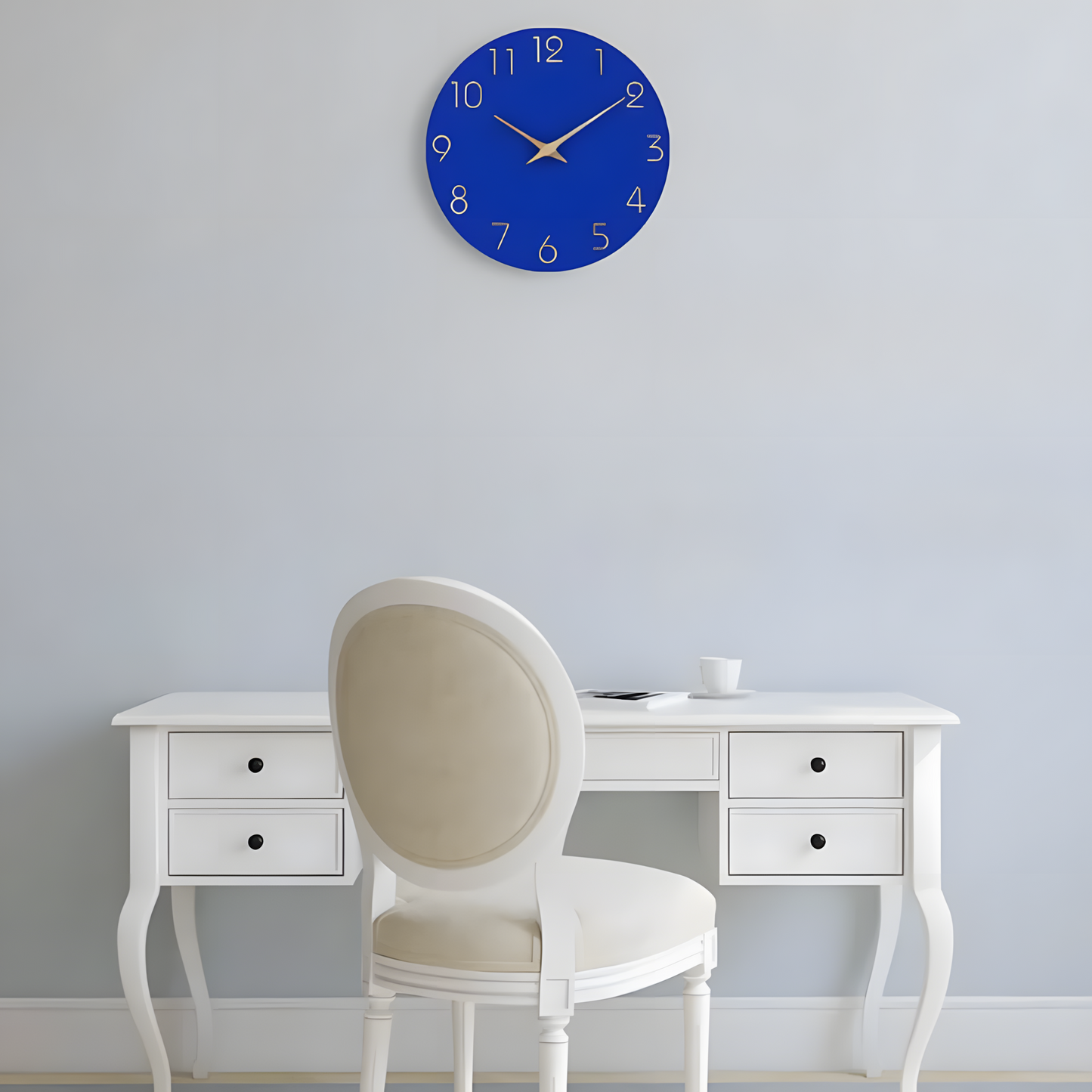 Horloge Murale | Ronde Rétro Élégante | Style Rétro Chic | Niko