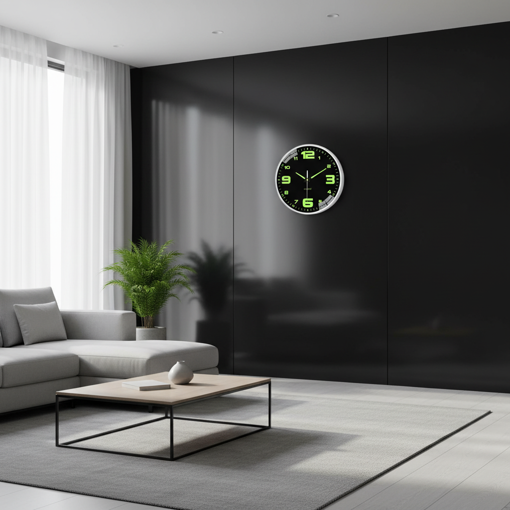 Horloge Murale | Luminescente Style Moderne | Style Luminescent | Lumi