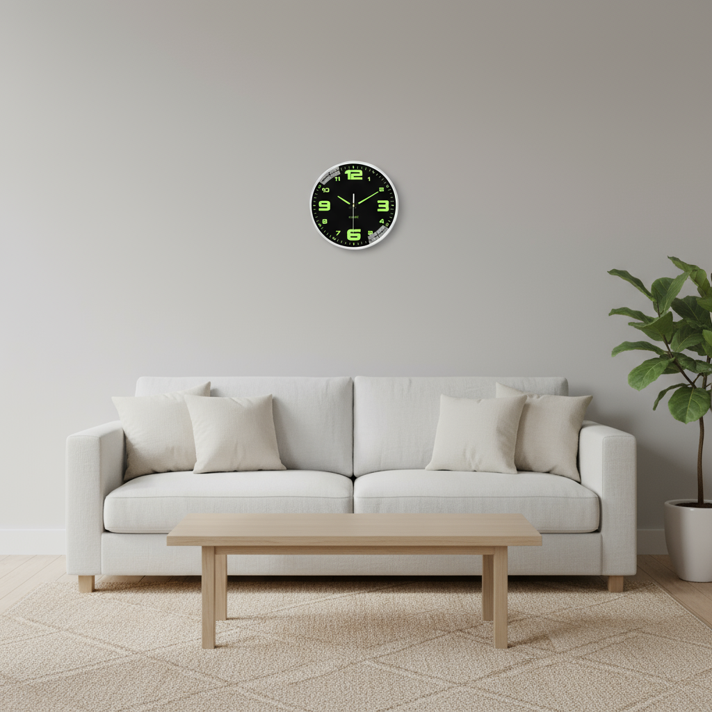 Horloge Murale | Luminescente Style Moderne | Style Luminescent | Lumi