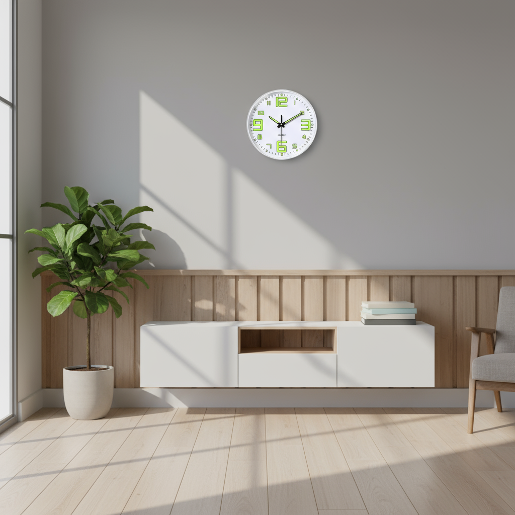 Horloge Murale | Luminescente Style Moderne | Style Luminescent | Lumi