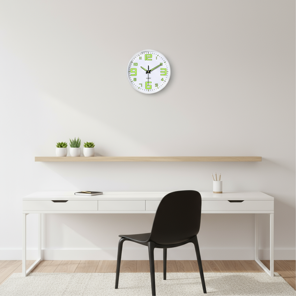 Horloge Murale | Luminescente Style Moderne | Style Luminescent | Lumi