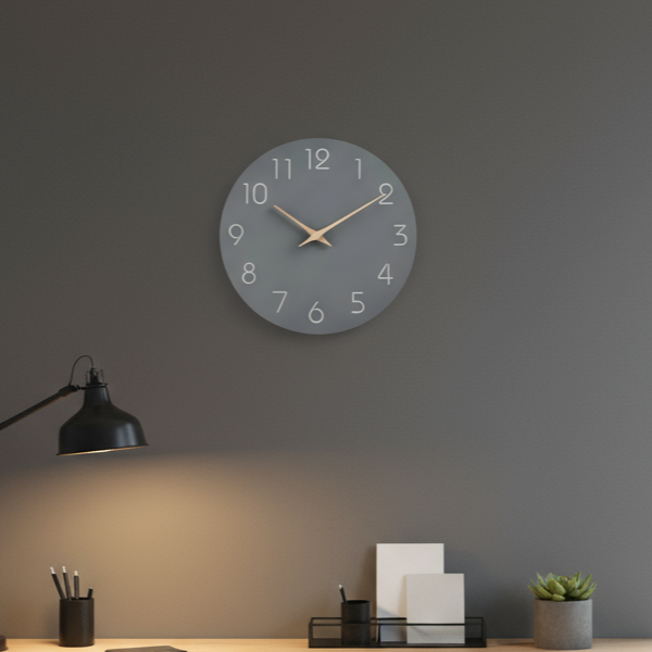 Horloge Murale | Ronde Rétro Élégante | Style Rétro Chic | Niko