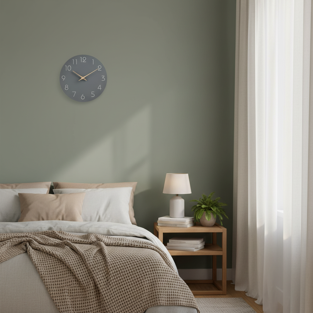 Horloge Murale | Ronde Rétro Élégante | Style Rétro Chic | Niko
