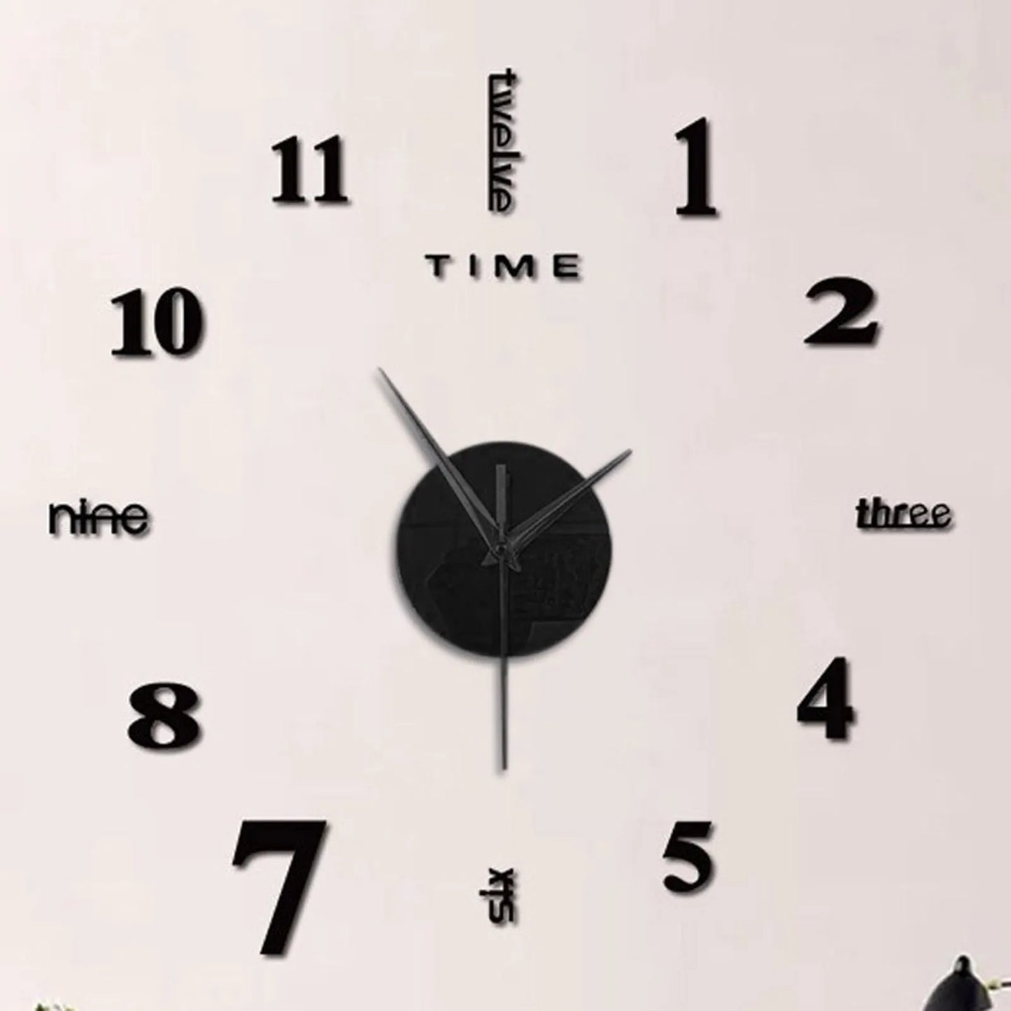 Horloge Murale | Stickers DIY Personnalisable Vintage | Vintage Personnalisé | Quinn