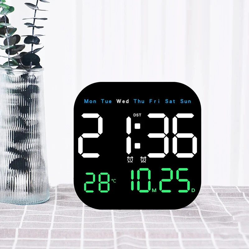 Horloge Murale | Led Multifonction Numérique| Led Multifonction | Paxon