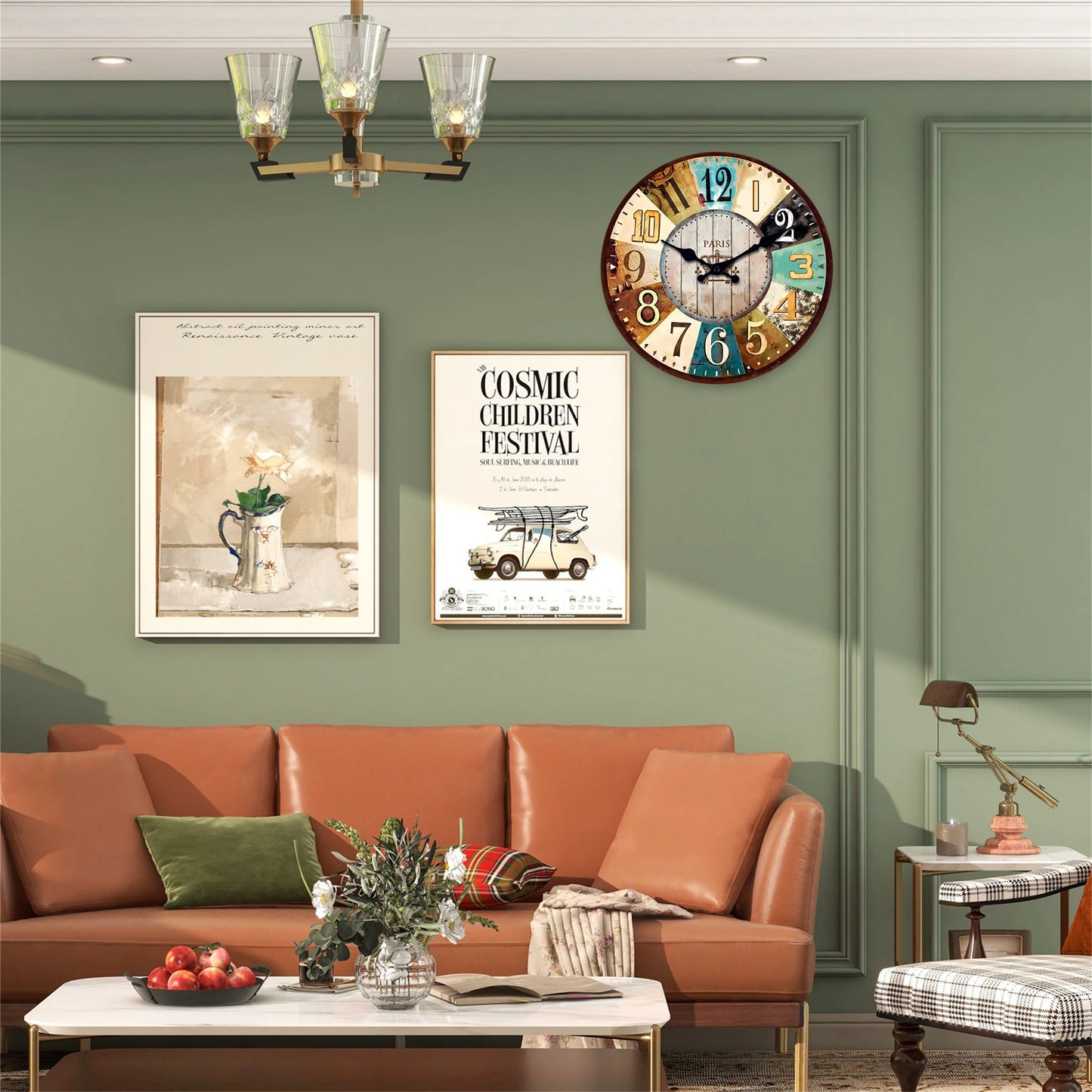 Horloge Murale | Vintage Style Ancien | Vintage Ancien | Xeno