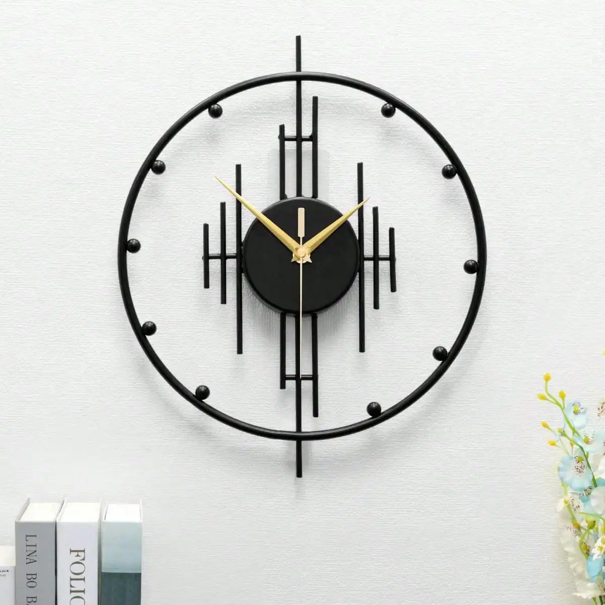 Horloge Murale | Métal Design Minimaliste | Minimaliste Métal | Kato