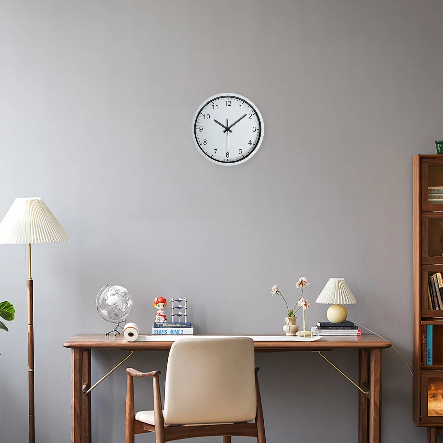 Horloge Murale | Blanche Épurée | Pur Style | Lys