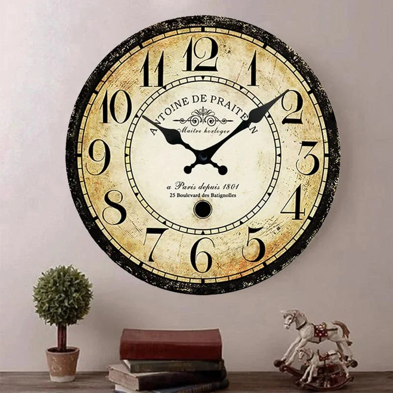 Horloge Murale | Campagne Charme Rustique | Style Rustique | Biro