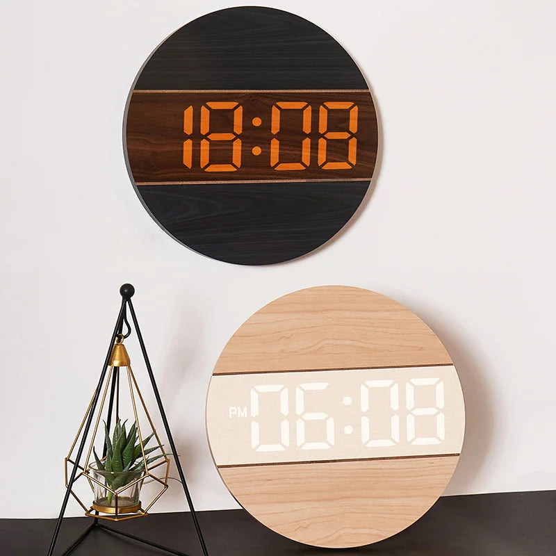 Horloge Murale | Digitale Bois | Bois Numérique | Jenson