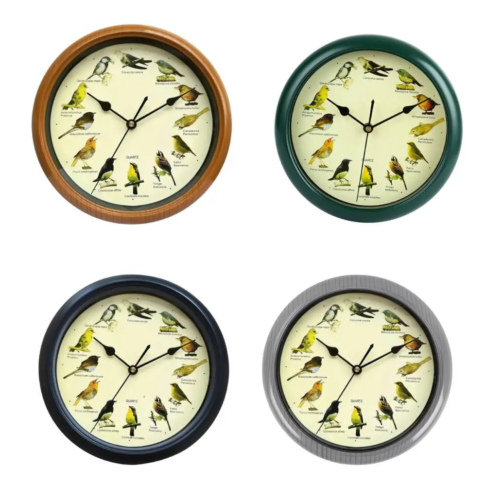 Horloge Murale | Motif Oiseau Décorative | Oiseau Décoratif | Ava