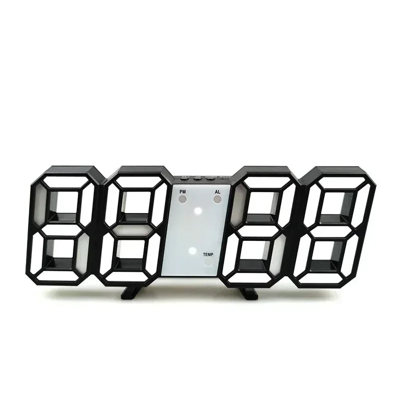 Horloge Murale | Numérique LED Moderne | Tech Temps | TeknoTid