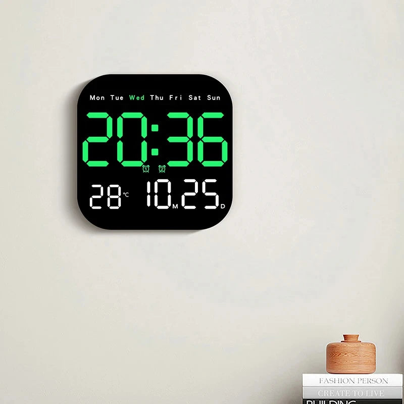 Horloge Murale | Led Multifonction Numérique| Led Multifonction | Paxon