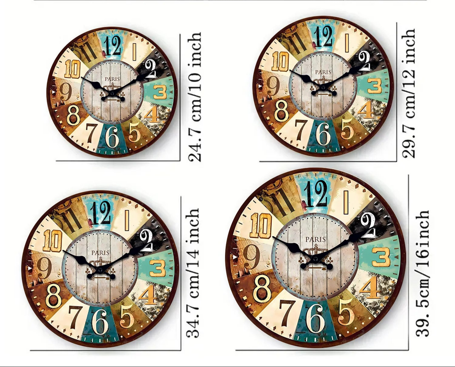 Horloge Murale | Vintage Style Ancien | Vintage Ancien | Xeno