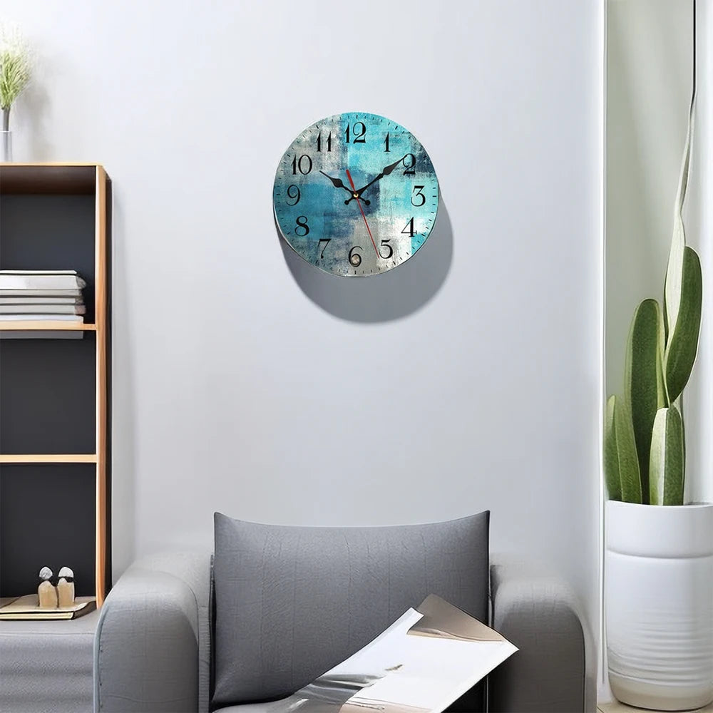 Horloge Murale | Bois Vibrant Décoratif | Bois Coloré | Faro