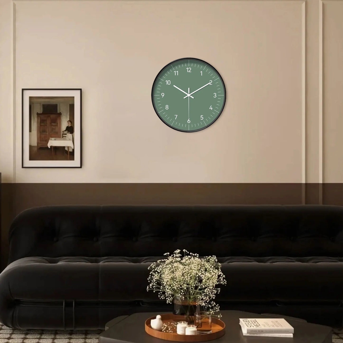 Horloge Murale | Verte Nature Épurée | Nature Épurée | Wren