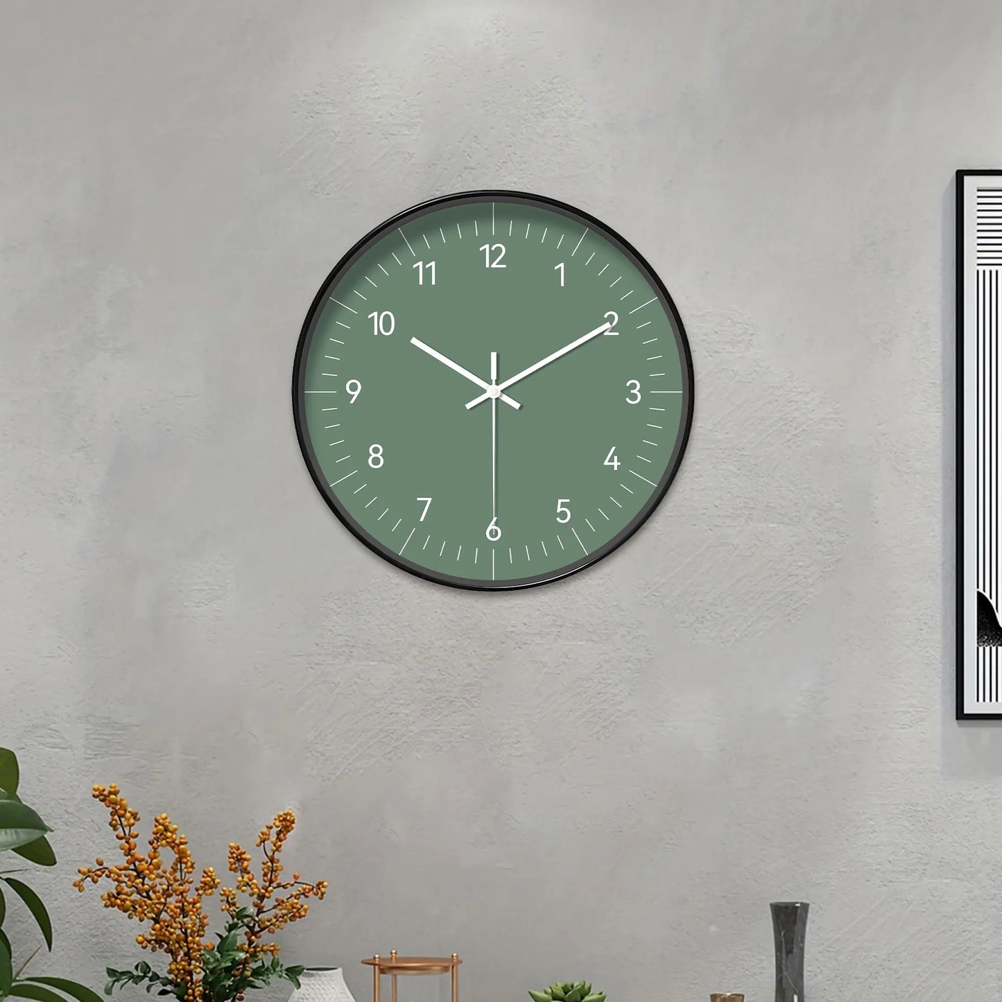 Horloge Murale | Verte Nature Épurée | Nature Épurée | Wren