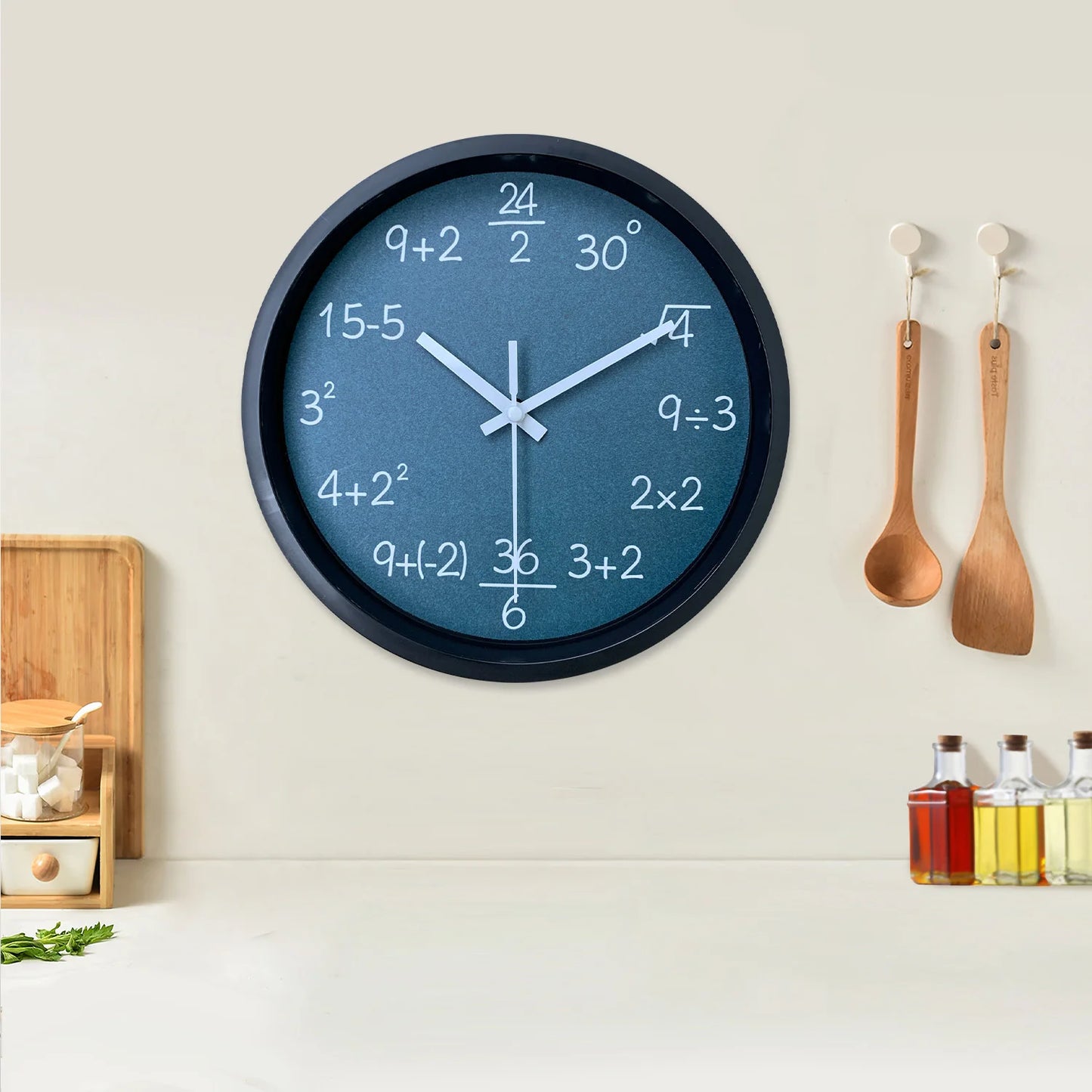 Horloge Murale | Formules Mathématiques Éducative | Mathématiques Éducatives | Clio