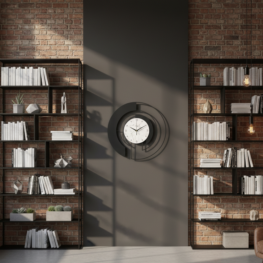 Horloge Murale | Luxe Métal Précieux | Métal Luxe | Vega