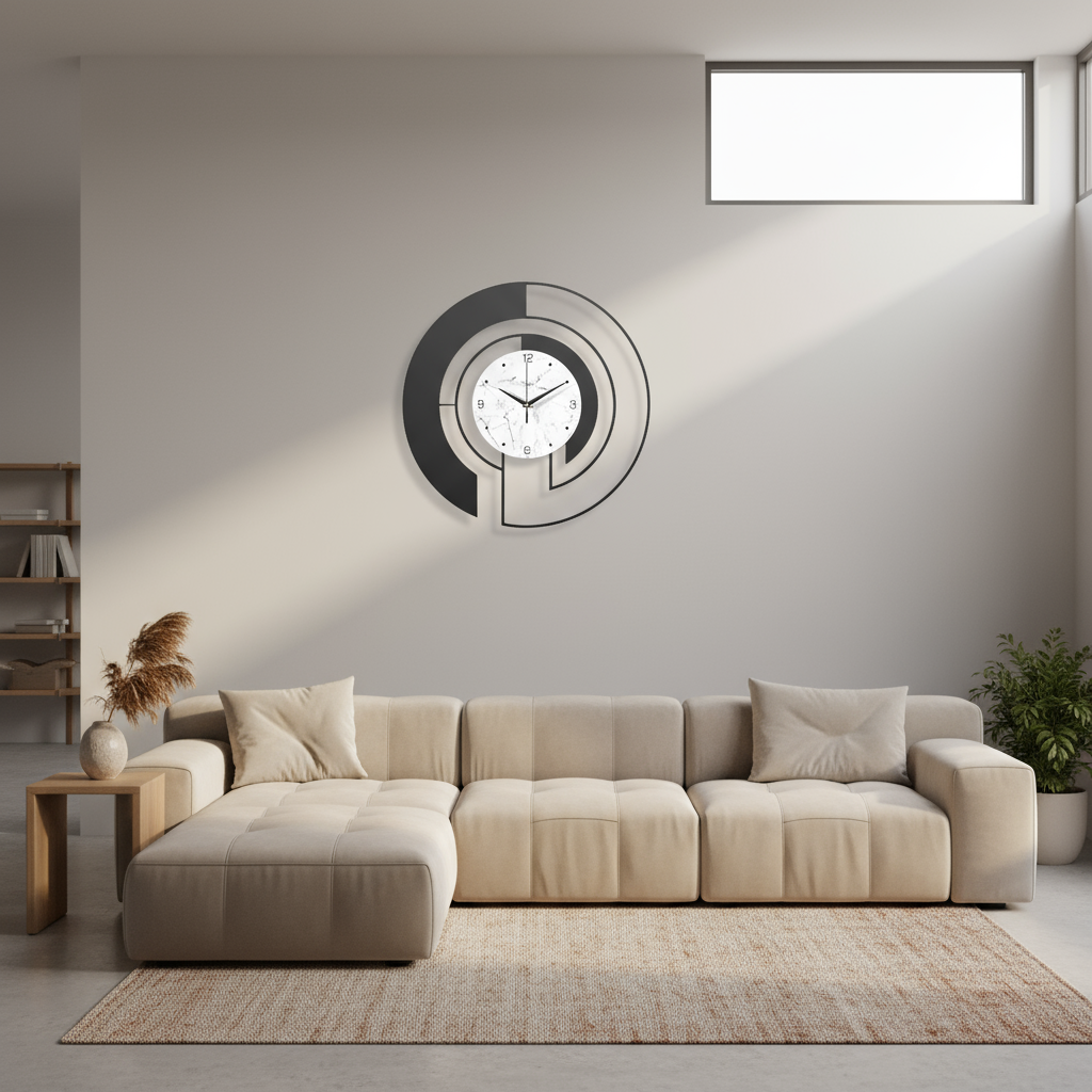 Horloge Murale | Luxe Métal Précieux | Métal Luxe | Vega