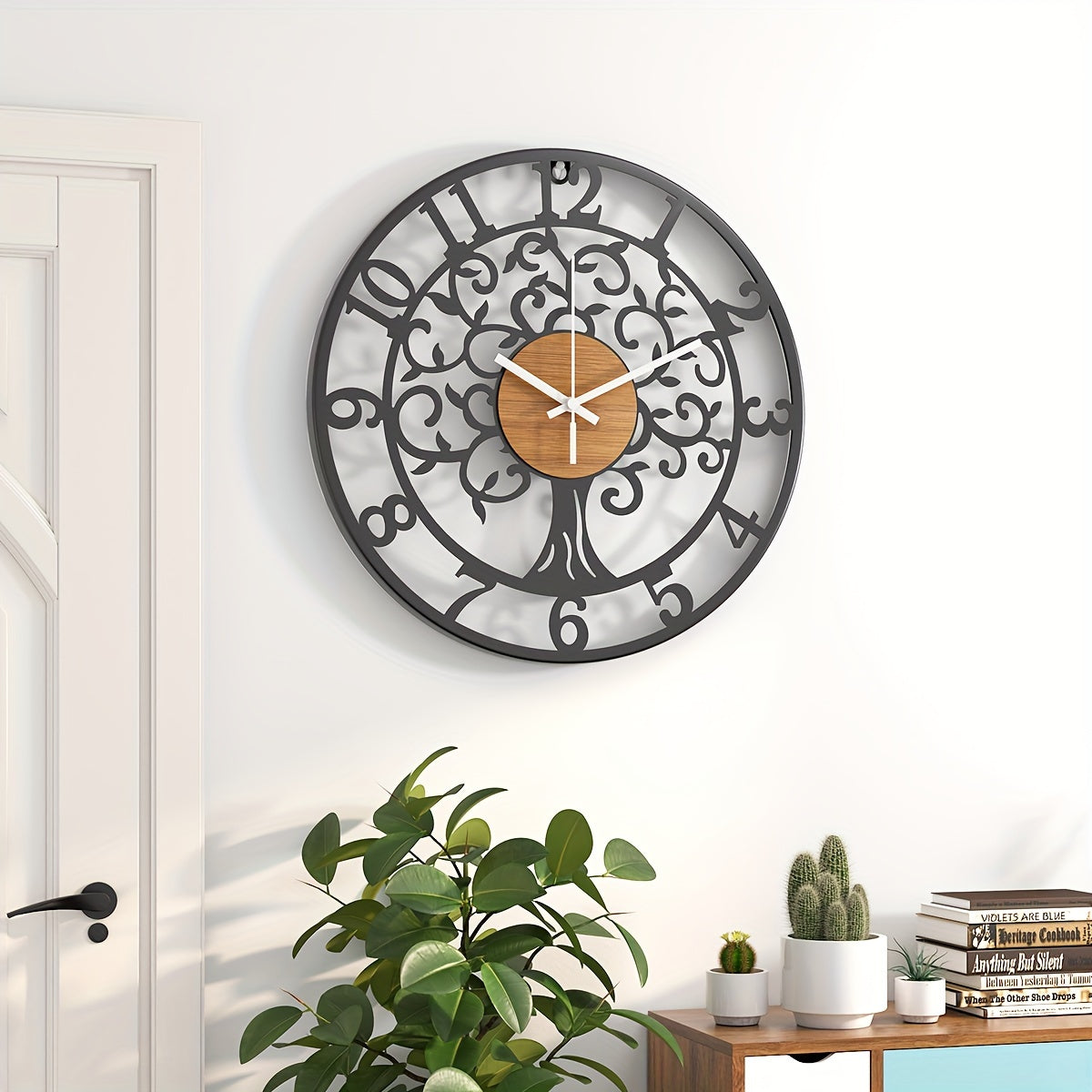 Horloge Murale | Décor Fleur Élégant | Design Fleuri | BlomKlo