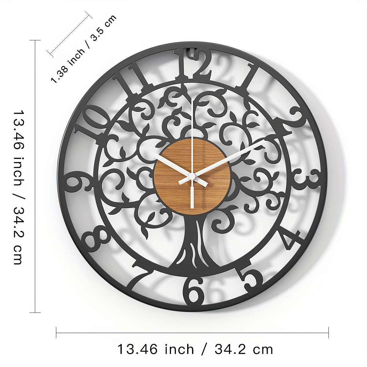 Horloge Murale | Décor Fleur Élégant | Design Fleuri | BlomKlo