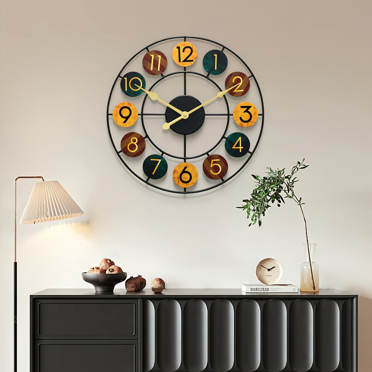 Horloge Murale | Romain Fer Vintage | Art Ancien | JärnTid