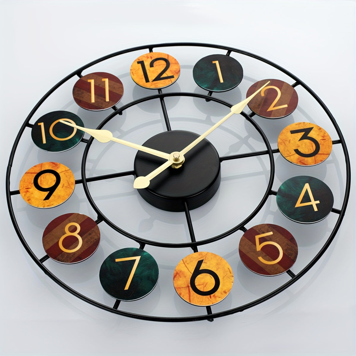 Horloge Murale | Romain Fer Vintage | Art Ancien | JärnTid