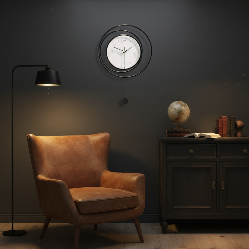 Horloge Murale | Pendule Métal Art | KonstKlo