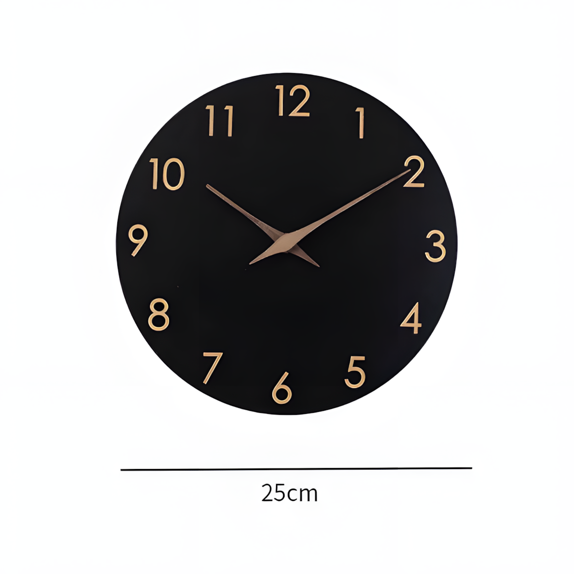 Horloge Murale | Ronde Rétro Élégante | Style Rétro Chic | Niko